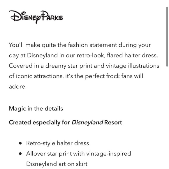 Disney Parks Magic Kingdom Retro Pin-up Rockabilly Midi Dress Aqua Blue Size S - Picture 5 of 16